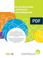 Política de Inclusión Diversidad y No Discriminación PDF