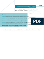 A Case Report of Wilms Tumor