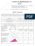 4eme Devoir Commun Maths