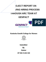 Final Project at GENPACT