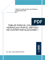 Universidad Tablas para El Calculo Hidra