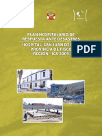 Plan de Respuesta Hospitalaria San Juan de Dios