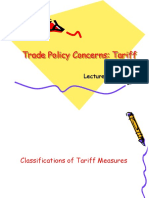 Trade Policy Concerns: Tariff