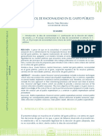 El Control de Racionalidad en El Gasto Público Begoña Pérez Prof Univ Alic