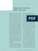 Promoting Genre Awareness in The Efl Classroom PDF