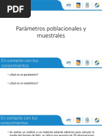 1.2. Parámetros Poblacionales y Muestrales.