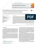 Sensors and Actuators B: Chemical: O. Korostynska, A. Mason, M. Ortoneda-Pedrola, A. Al-Shamma'a