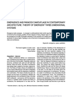 Emergence and Paradox Camouflage in Contemporary Architecture. Theory of Emergent Three-Dimensional Systems