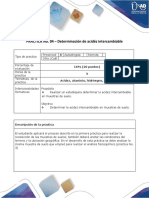 PRACTICA No. 04 - Determinación de Acidéz Intercambiable