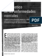 Diagnóstico de Las Enfermedades Mentales. Steven E. Hyman