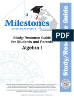 Milestones Studyguide Algebra1 11-16 Compressed