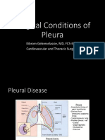 Surgical Conditions of Pleura: Kibrom Gebreselassie, MD, FCS-ECSA Cardiovascular and Thoracic Surgeon