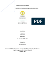 Evidence-Based Case Report Ceftriaxone Verus Penicillin For Treatment of Leptopspirosis in Adults