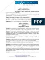 Arancel de Abogados para El Estado de Jalisco