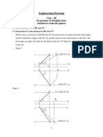 UNIT-III Straight Lines Inclined To Both The Planes