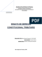 Ensayo Sobre El Sistema Tributario y La Justicia Tributaria