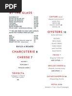 Air's Champagne Parlor New Menu