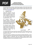 2018-2019 QEC General Rate Application, Executive Summary