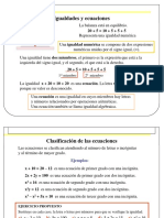 Ecuaciones 1c2ba y 2c2ba Grado Clase 4