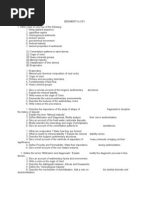 Assorted Test Questions On Sedimentology