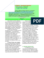 Toponymie de Sites Algeriens--------Nous ne quitterons pas le domaine de la toponymie d'origine berbère, sans parler du mot oasis, transcription grecque d'un mot de l'ancien égyptien désignant " un canton fertile et peuplé dans le désert ". Ce mot que nous avons eu l'occasion d'étudier en particulier (Origine du mot oasis dans Iba 1950, p. 265-268) nous paraît être d'origine chamito-sémitique puisqu'on le retrouve, sous la forme primitive ou berbérisée en des points très éloignés de l'Egypte, comme le Sahara, le Sud Algérien, la Tripolitaine, la Cyrénaïque, l'Ethiopie et l'Arabie. L'Arabe et le Copte connaissent comme l'ancien Egyptien le mot waha " oasis ". Ce vocable nous paraît justifier les noms de Ouaou El-Kebir dans le Fezzan ; Sioua, oasis libyenne ; Oea, ancien nom de Tripoli ; Touat, groupe d'oasis et probablement Theveste (Tebessa).   L'APPORT PHENICIEN. -------Les Phéniciens et leurs successeurs les Carthaginois ont non seulement créé des comptoirs le long des côtes africain