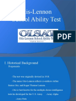 Otis-Lennon School Ability Test