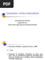 CIDADANIA Tipos e Percursos - Jos Murilo de Carvalho II