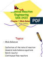 1 Chapter 1-Mole Balances