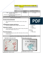 Lesson Plan 1 Letter F