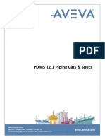 PDMS 12 1 Piping Cats Specs PDF