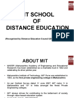 Distance Learning Centre - MITSDE Pune (The Best Institute in India)