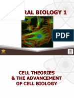 Cell Theories and Advancement Cell Biology