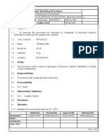 Operation & Calibration of Electronic Balance-022