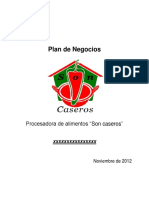 Plan de Negocios Conservas