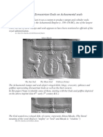 Identifying Zoroastrian Gods On Achaemenid Seals