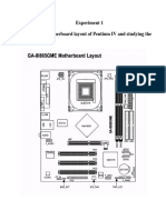 Experiment 1 Drawing The Motherboard Layout of Pentium IV and Studying The Chipset