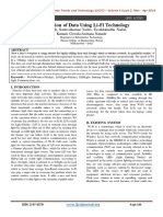 Transmission of Data Using Li-Fi Technology