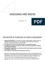 Chapter 4 Assessing HRD Needs