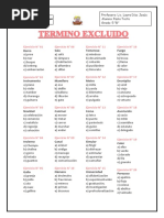 Termino Excluido