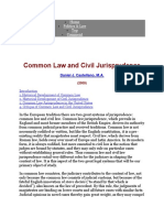 Common Law and Civil Jurisprudence: Home Politics & Law Top Comment