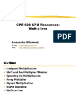 Cpe626 Multipliers