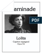 Lolita - Caprice Espagnol Op 54 Cecile Chaminade