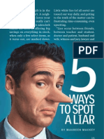 5 WAYS To Spot A Liar