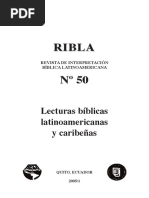 RIBLA # 50 Lecturas Biblicas Latinoamericanas PDF