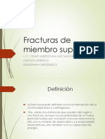 Fracturas Miembro Superior