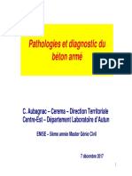 Pathologies Diagnostic Béton Armé