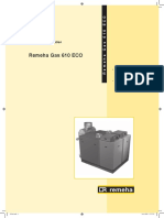 Gas 610 Eco Technical Information