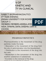 Application of PK in Clinical Sitution