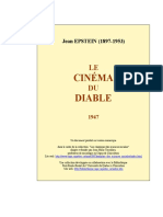 Jean Epstein - Le Cinema Du Diable PDF