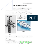 Cálculo de Tornillos de Potencia